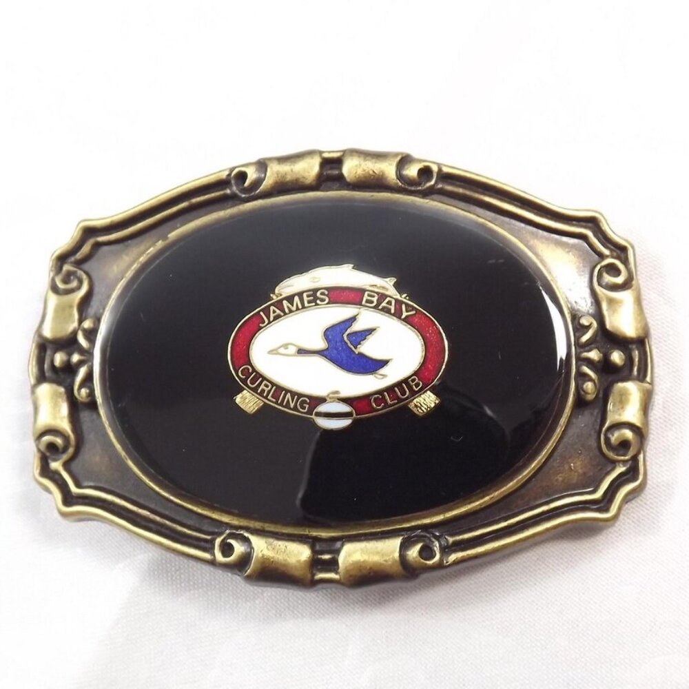 James Bay Curling Club Belt Buckle